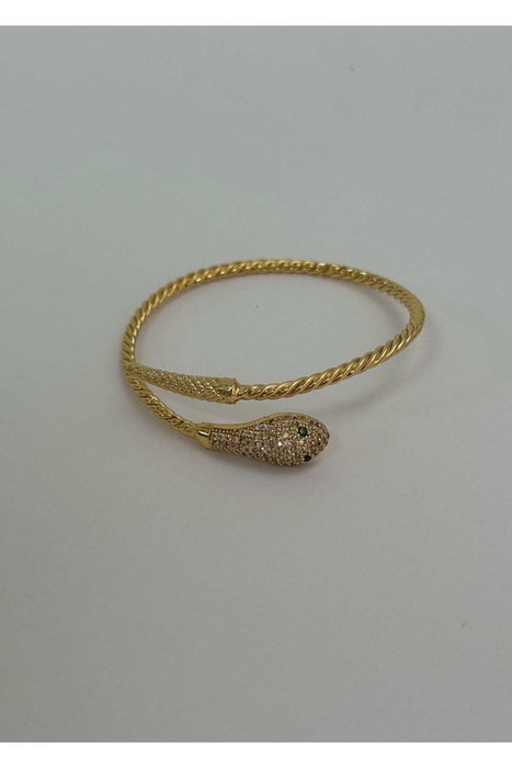 Heliophilia Silver Pulsera de Latón Dorada con Recubrimiento de Laca